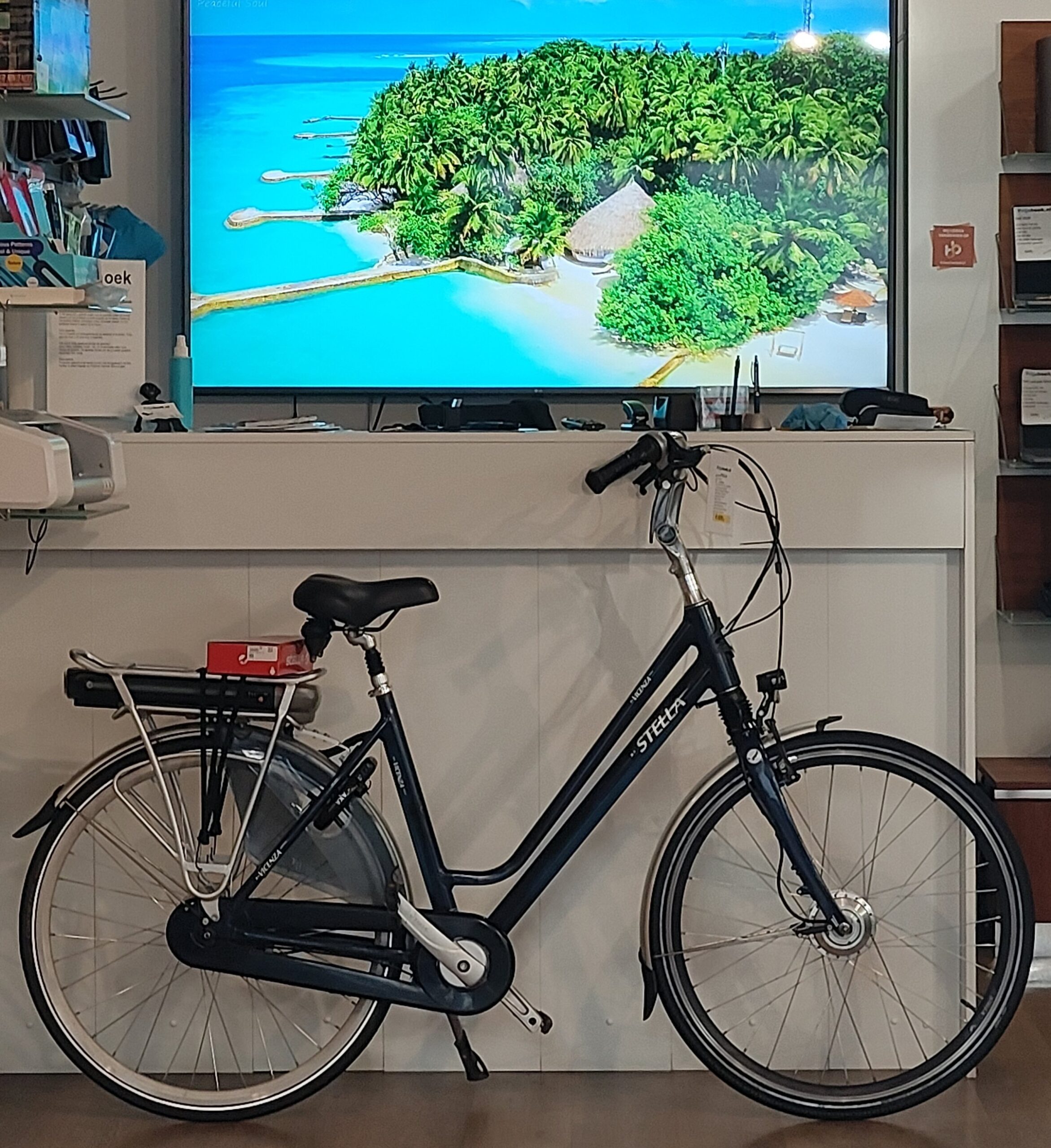 VERKOCHT / E-bike STELLA met garantie en accutestrapport /